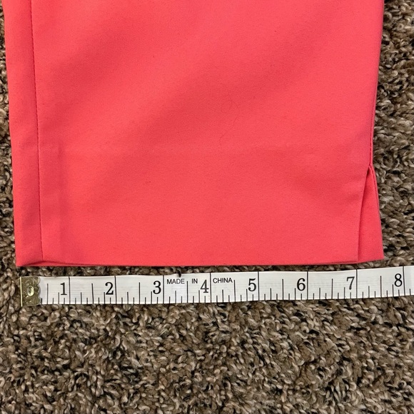 Lane Bryant Women’s Flat Front High Waisted Coral Pants Sz 14 - Picture 8 of 9